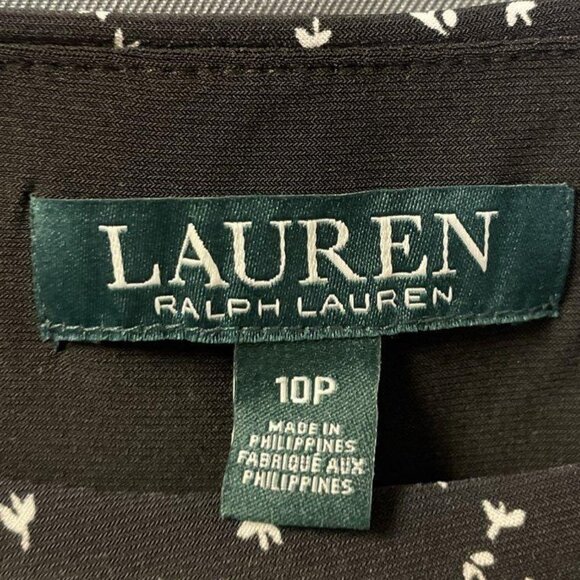 NWT Ralph Lauren Black and white dress, 10P - Picture 5 of 7